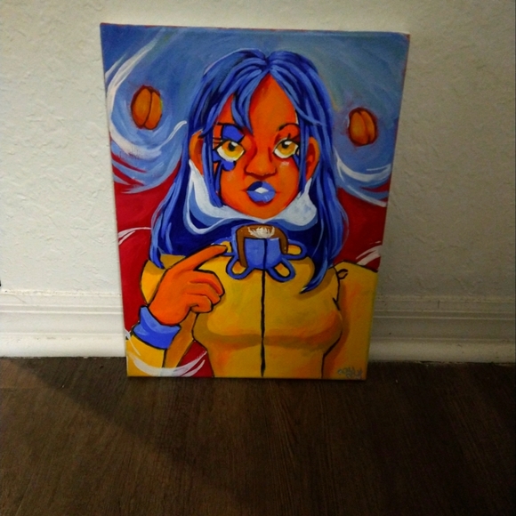 Painting: Alice in Coffeeland